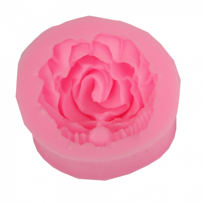 Silikonform liten rose