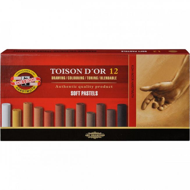Koh-I-Noor - Toison d`or soft pastel bruntoner 12